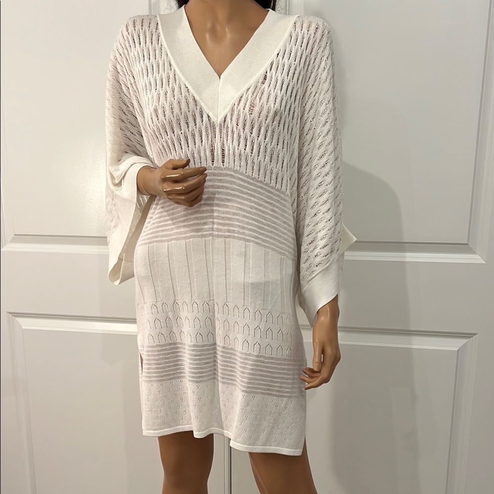 Ella Moss White Tunic Top